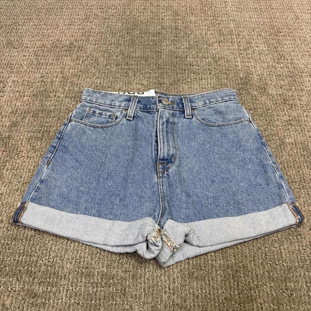 BDG Urban Outfitters Shorts Mom High Rise Blue Pockets Women’s Size 26 NWT